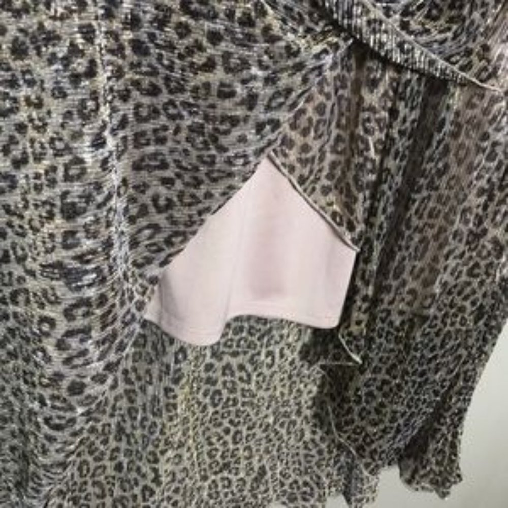 Reba Holiday Gala Animal Print Skirt - Picture 4 of 5